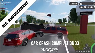 Greenville Car Crash Compilation 33 NOGVRP Greenville ROBLOX [upl. by Mariandi]