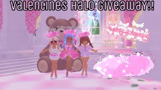 VALENTINES HALO ROYALE HIGH 2024 RICH ROYALE HIGH HALOS [upl. by Eidnyl]