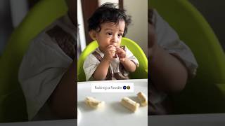 Foodie baby 👶blw babyledweaning baby foodiebaby babyshorts startingsolids babyvideos [upl. by Thorne]