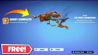 How To Get The Great Scarecrow Glider fortnite gaming epicgames fortnitebr fortniteclips [upl. by Stearn]