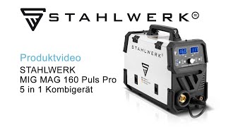 STAHLWERK MIG MAG 160 Puls Pro IGBT Schutzgas Schweißgerät [upl. by Ellenyl]