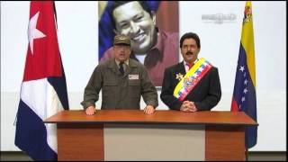 MADURO 3 REUNION ENTRE MADURO Y RAUL quotHUMORquot [upl. by Atsed211]