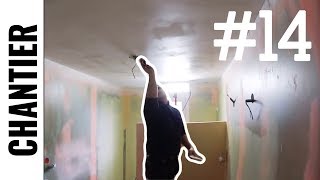 Salle de bain N°2  Vidéo 14  Ratissage plafond super fin et conseils  FR  LJVS [upl. by Ozen]