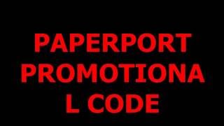 PAPERPORT PROMOTIONAL CODE [upl. by Edita]