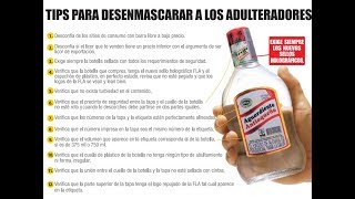 Como identificar Aguardiente Antioqueño adulterado [upl. by Aicilyt]