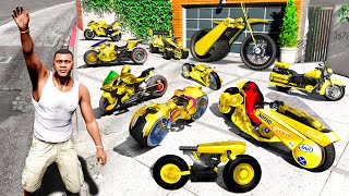 Collecting RARE GOLD SUPER BIKES in GTA 5 [upl. by Eira84]