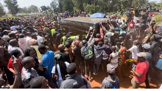 TENSI0N DRAMAA ERUPTS AS REGGAE FANS AT NJAMBI KOIKAI BURIAL AT LANGATA COMETARY [upl. by Arahk382]