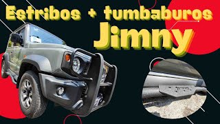 Estribos  tumbaburros para suzuki jimny  Instalación profesional [upl. by Thgiwd710]