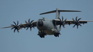 RAF Airbus A400M Atlas Landing at Rzeszów Jasionka Airport [upl. by Gesner396]