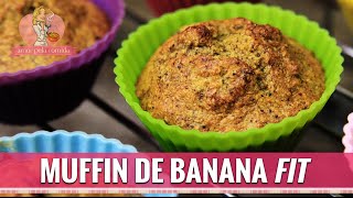 RECEITAS RÁPIDAS E FÁCEIS BOLO DE BANANA FIT [upl. by Acnayb553]