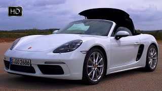 2017 Porsche 718 Boxster White Exterior amp Interior Design  Test Drive HD [upl. by Enneillij]