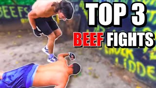 TOP 3 Beefs Fights that got Solved in the Ring [upl. by Denoting]