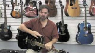 Washburn D10S Guitar Review  Affordable Dreadnought Acoustic with Rich Tone amp Quality Build [upl. by Eelyak]