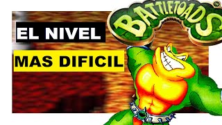 El NIVEL MAS DIFÍCIL DEL BATTLETOADS NO ES EL NIVEL DE LAS MOTITOS [upl. by Edaw182]