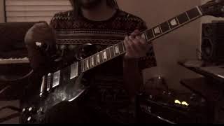 Foxing  Lich Prince  Guitar Solo cover [upl. by Enajharas]