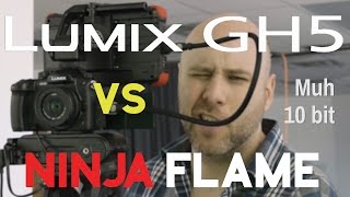 Panasonic GH5 vs Atomos Ninja Flame  Internal vs External 10 bit Shootout [upl. by Herra]