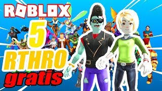 NUEVOS AVATARES RTHRO GRATIS y ANIMACION en ROBLOX 😱 [upl. by Svoboda]