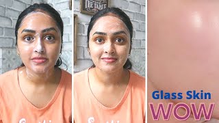 Glass Skin Facial with ONLY 3 Natural Ingredients  How to Get Flawless Glowing skin [upl. by Eiuqcaj]