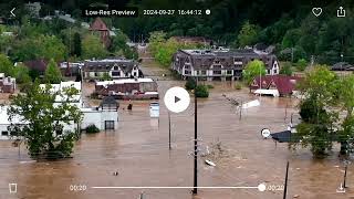 Asheville NC flooding from Helene [upl. by Filide]