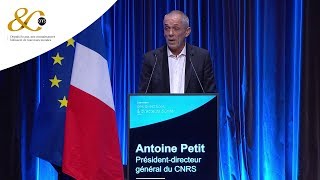 Discours dAntoine Petit Présidentdirecteur général du CNRS [upl. by Sualocin816]