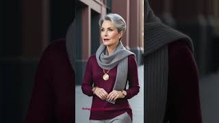 Color combinations for elegant amp expensive for woman over 50timelesselegance Over50Fashionstyle [upl. by Anum]