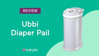 Ubbi Diaper Pail Review  Babylist [upl. by Nylyak]