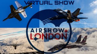 Virtual Airshow London VV1 2024 Day 1 Twilight Demo [upl. by Ahset]