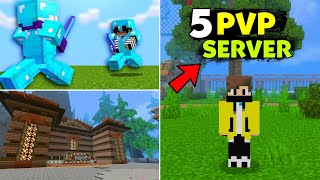 Top 5 Best PvP Server For Minecraft PE  PvP Server For MCPE  Vizag OP [upl. by Auric]