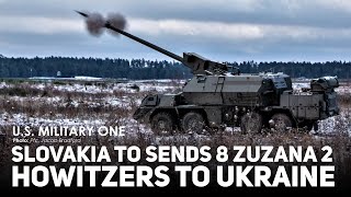 Slovakia Confirms Delivery of 8 Zuzana 2 8x8 155mm selfpropelled howitzers to Ukraine [upl. by Yeslah]