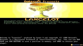 Lancelot gameplay PC Game 1988 [upl. by Granville891]