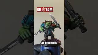 Kill Team  Ork Kommando warhammer40k paintingminiatures [upl. by Atinel]