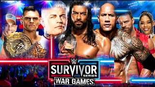 WWE SURVIVOR SERIES 2024 POSSIBLE MATCH CARD PREDICTION [upl. by Ergener303]