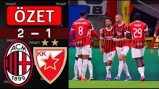 Milan 21 Kızılyıldız MAÇ ÖZETİ  Şampiyonlar Ligi  eFootball Türkçe Simülasyon [upl. by Germann153]