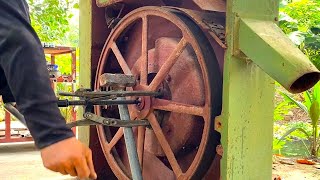 💡 Genius Boy Restores Restore Wood Cutting Band Saw Machine That Have Been Forgotten For Many Years [upl. by Dotson]