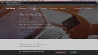 BitStarzcom  How to get a Bitcoin Visa Card [upl. by Javier]