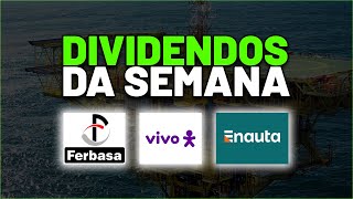 ATÉ 16 DE YIELD GRANDES ANÚNCIOS DE DIVIDENDOS  FESA4 VIVT3 USIM5 ENAT3 AÇÕES DE DIVIDENDOS [upl. by Guido]