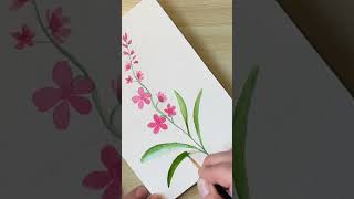 willow herb flower art [upl. by Nnahgem]