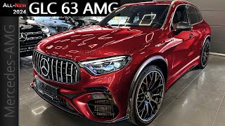 2024 MercedesBenz GLC 63 AMG  FIRST LOOK Most Powerful SUV in Its Class [upl. by Odrarej]