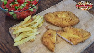 وصفة إسكالوب الدجاج Chicken escalope recipe [upl. by Hannej860]