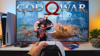 God Of War PS5 POV Gameplay Test Backwards Compatibility [upl. by Dunton]