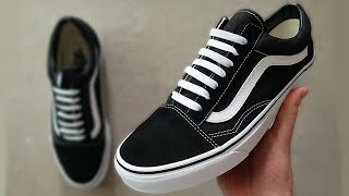 HOW TO BAR LACE VANS OLD SKOOLS BEST WAY [upl. by Assiled3]