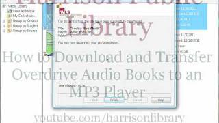 Download and Transfer Overdrive Audio Books [upl. by Nonnag]