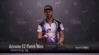 Arizona EZ Fletch Mini Fletching Jig Review at LancasterArcherycom [upl. by Atterrol]