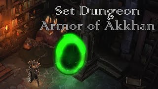 SEASON 27 Diablo 3 Set Dungeon  Armor of Akkhan Mastery  How To [upl. by Stromberg498]