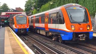 London overground trains at Kensal Green station [upl. by Alial]