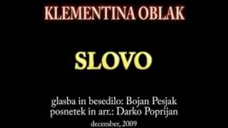 Klementina Oblak  SLOVOavi [upl. by Nimajnab]