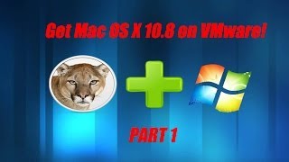 How to Get Mac OS X 108 on VMWare PC Tutorial Part 1 Basic Installation [upl. by Nitsyrk]