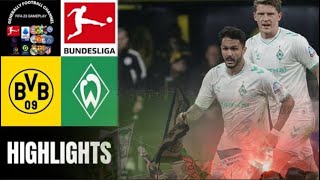 Borussia Dortmund vs SV Werder Bremen 8Spieltag Bundesliga Highlights Feuerwehr [upl. by Ahseiyt]