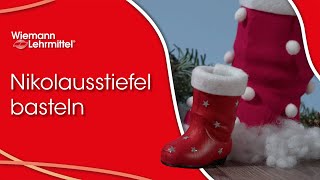 Nikolausstiefel basteln und befüllen – kreative Ideen für Ihren DIYNikolausstiefel [upl. by Aihcrop]