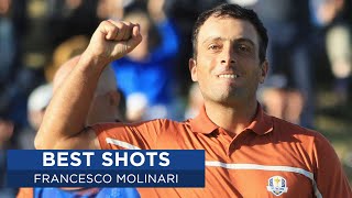 Francesco Molinaris Best 2018 Ryder Cup Shots [upl. by Yhtak]